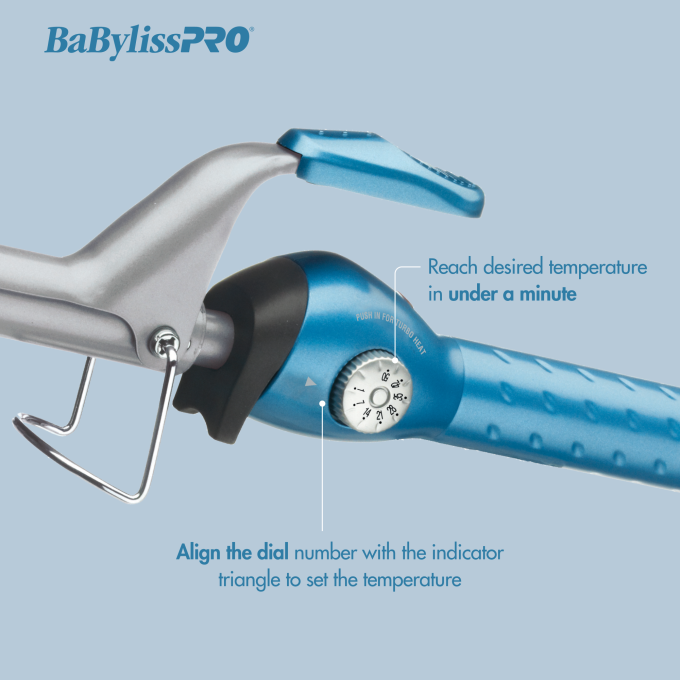 BaBylissPRO® Nano Titanium™ 1½" Spring Curling Iron