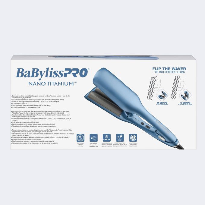 BaBylissPRO® Nano Titanium™ Ionic Deep Waver