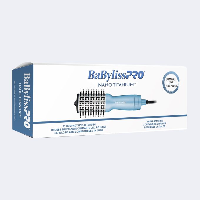 BaBylissPRO® Nano Titanium™ 2" Compact Oval Hot Air Brush