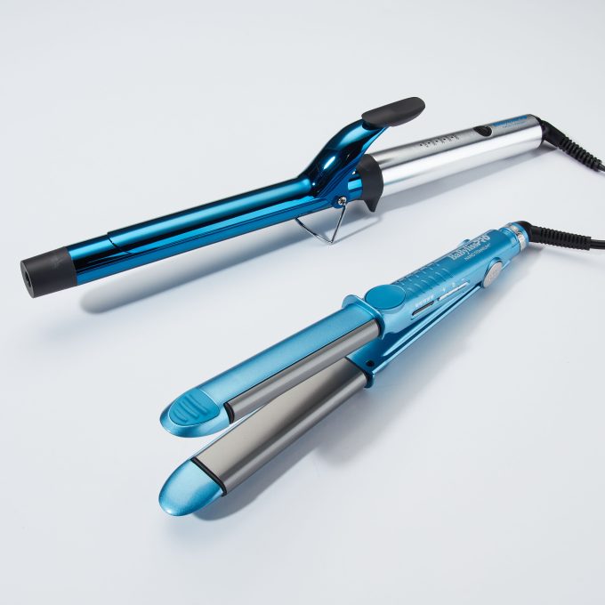 BaBylissPRO® Nano Titanium™ 1" Extended-Barrel Curling Iron & 1" Curved Styling Iron Limited Edition Gift Set