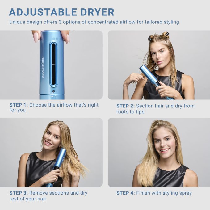 BaBylissPRO® Nano Titanium™ StyleSwitch™ Ionic Multi-Styler & Dryer