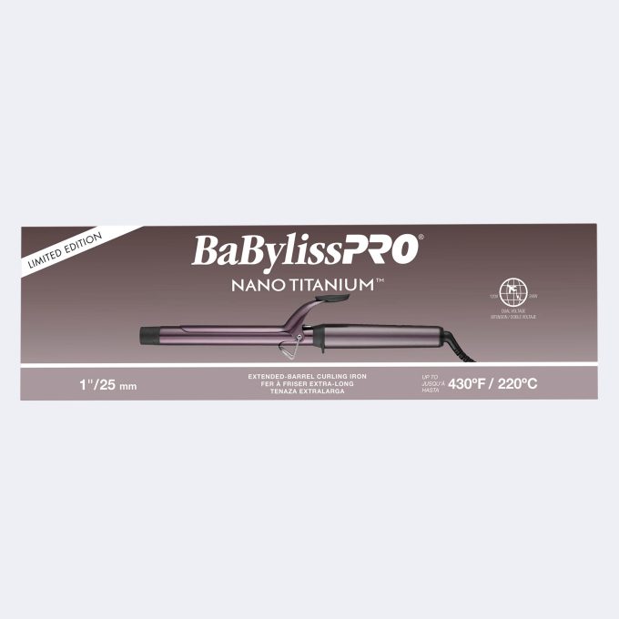 BaBylissPRO® Nano Titanium™ Limited Edition Nightfall Collection 1" Extended-Barrel Curling Iron
