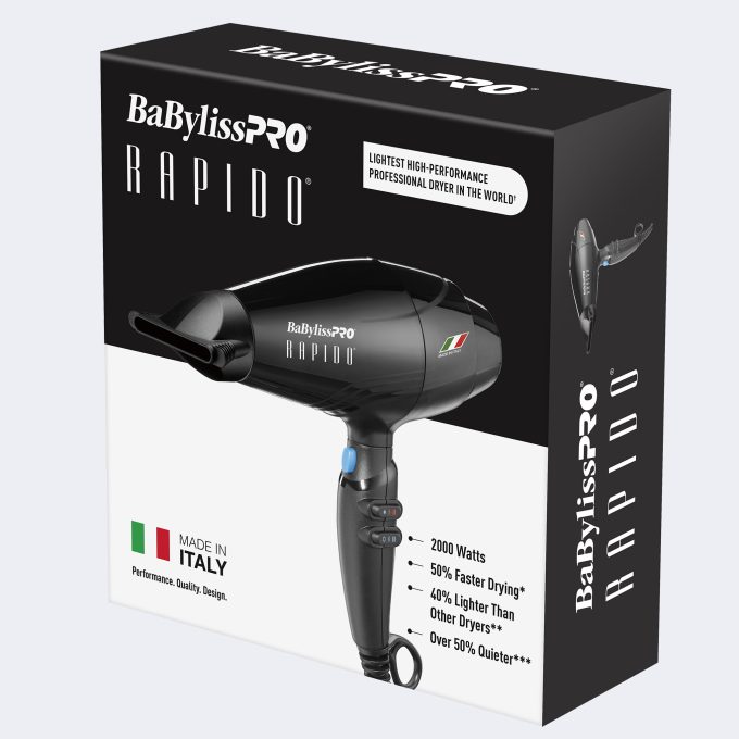 BaBylissPRO® Rapido®  Dryer (BLACK)