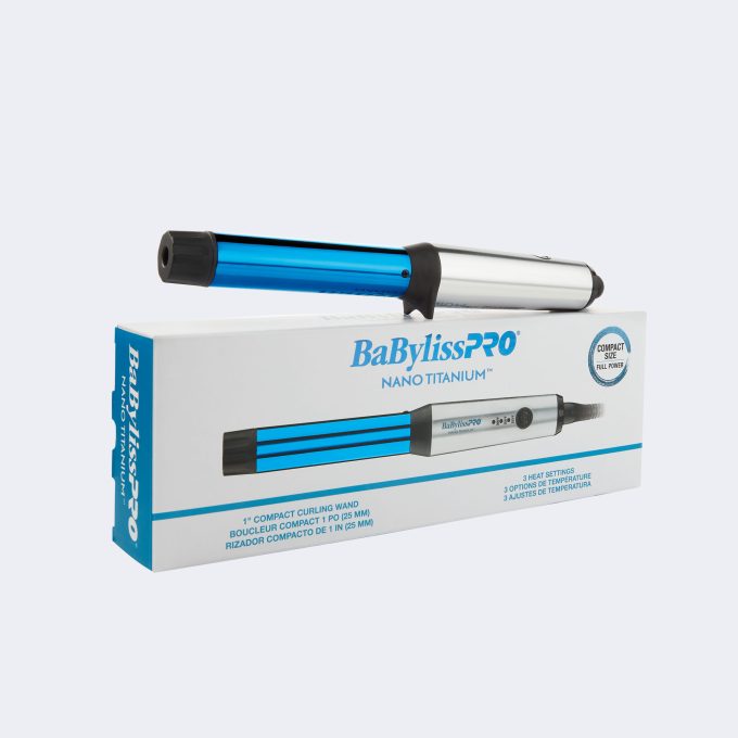 BaBylissPRO® Nano Titanium™ 1" Compact Curling Wand
