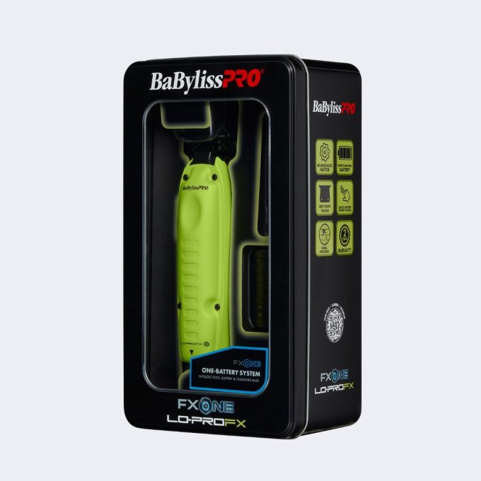 BaBylissPRO® FXONE™ Lo-ProFX Limited Edition Neon Yellow Trimmer (Kit Includes Charging Base & Battery)