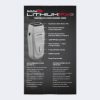 BaBylissPRO® LithiumFX+ Limited Edition Grey Cord/Cordless Lithium Ergonomic Double Foil Shaver