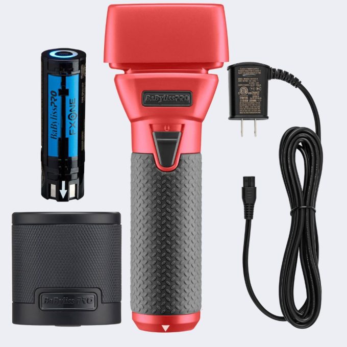 BaBylissPRO® LimitedFX FXONE Double Foil Shaver - Orange Charcoal Kit