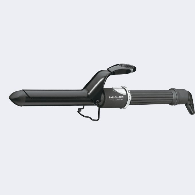 BaBylissPRO® Porcelain Ceramic 1¼" Spring Curling Iron