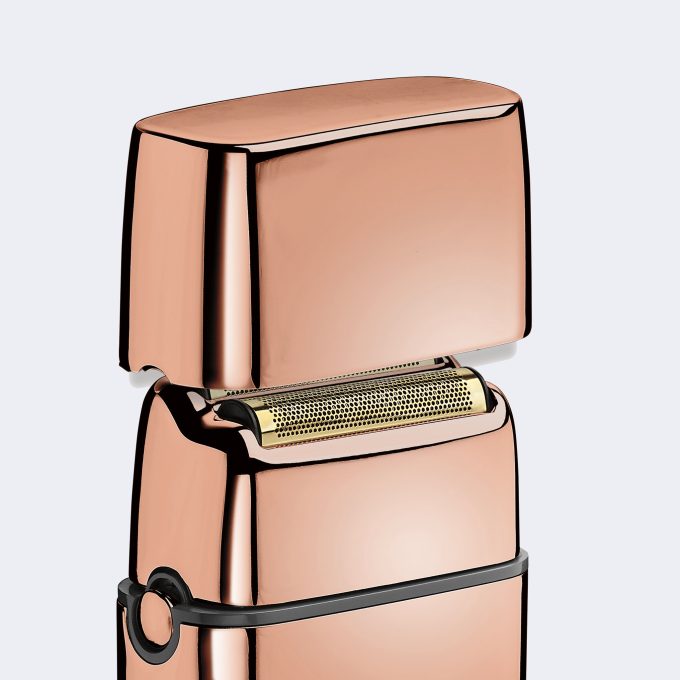 BaBylissPRO® FOILFX02™ Cord/Cordless Metal Double-Foil Shaver (Rose Gold)